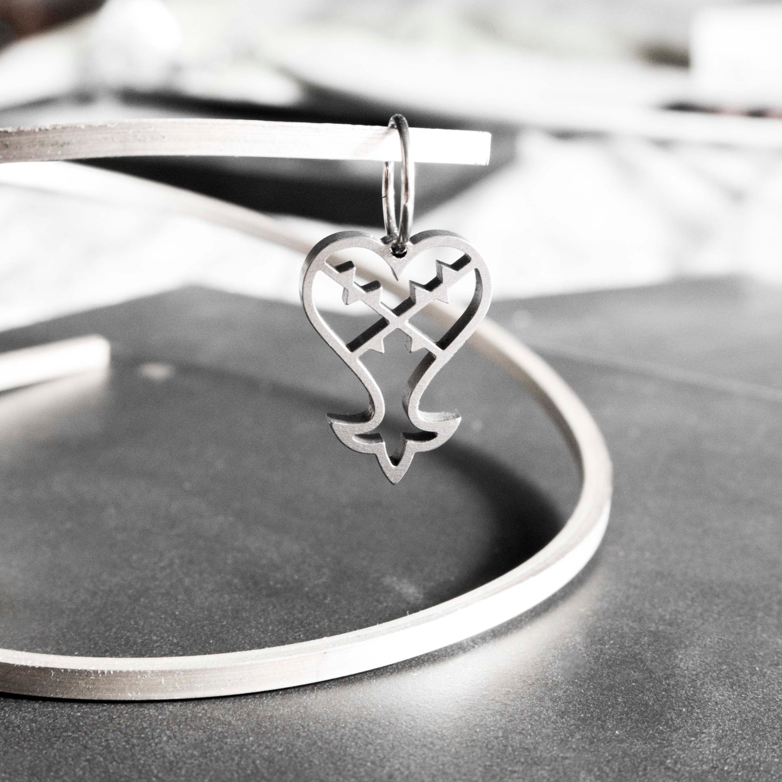 heartless earring titanium kingdom hearts arxiome 