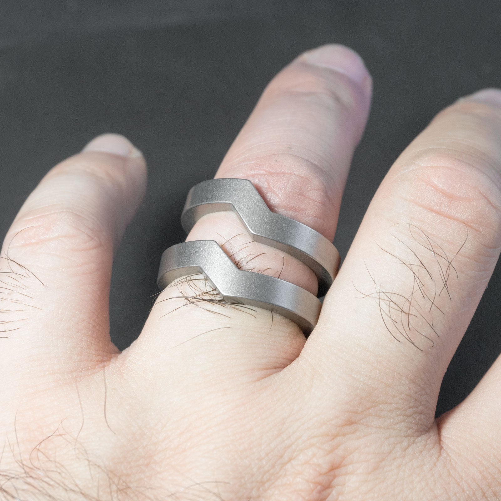Dualitas Rings Duality Ring - Titanium - Arxiome