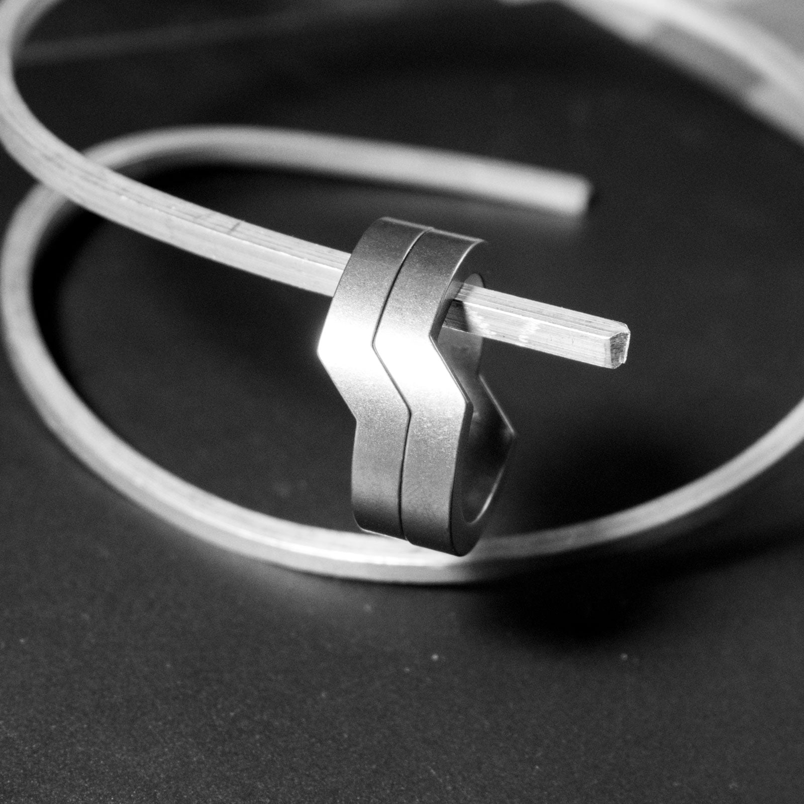 Duality Ring - Titanium - Arxiome Duality Ring - Titanium - Arxiome