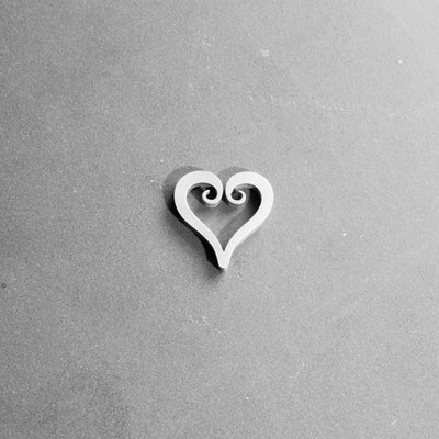 Kingdom Hearts Heart Bracelet in Titanium
